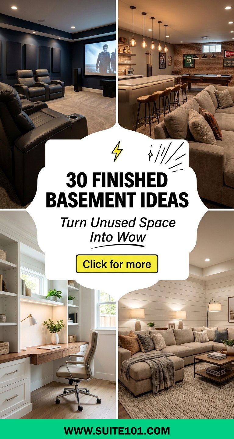 30 Finished Basement Ideas Turn Unused Space Into Wow Fast - 30 Finished Basement Ideas: Turn Unused Space Into Wow Fast