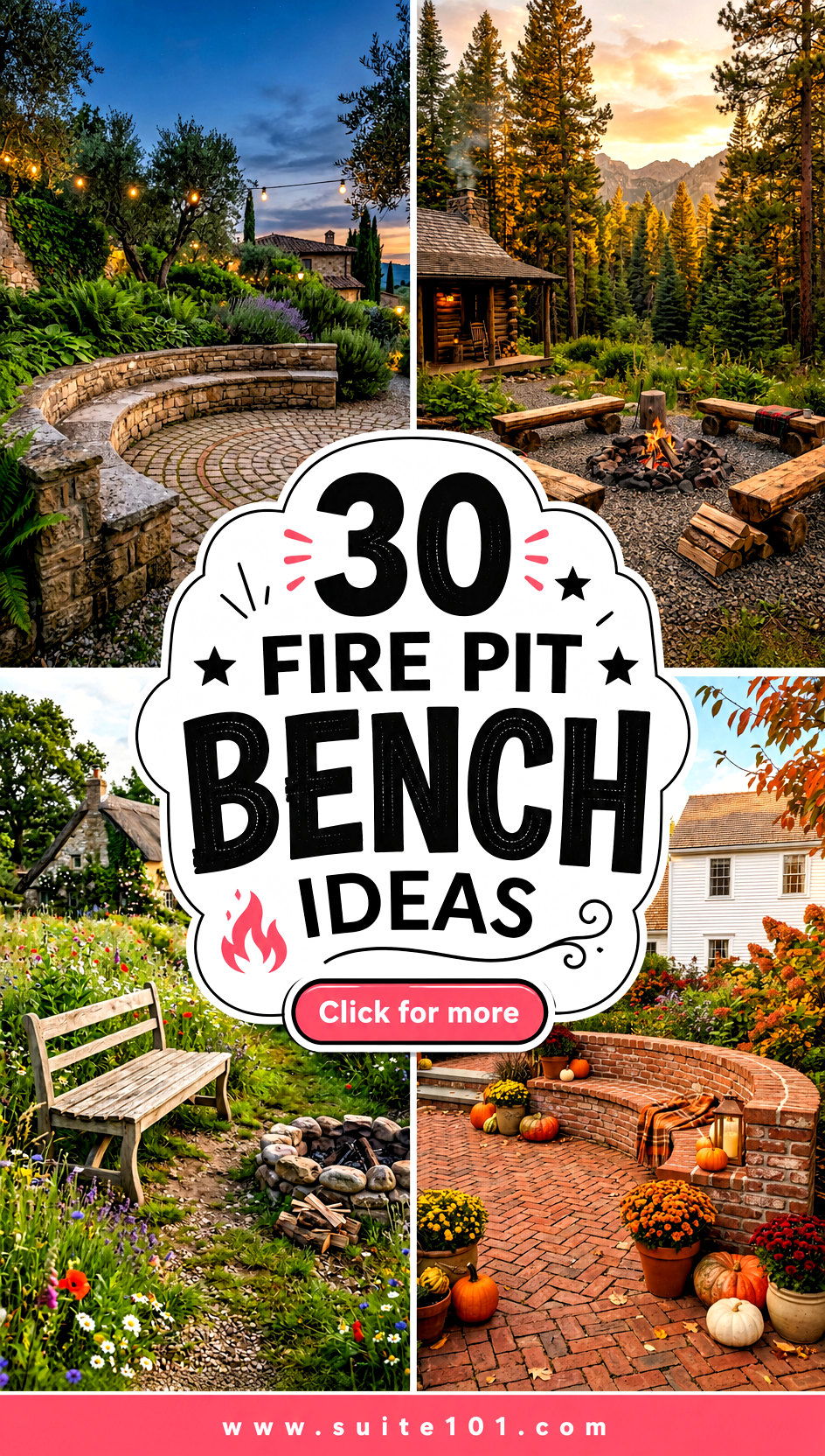 30 Fire Pit Bench Ideas Cozy Seating for Nights Outdoors - 30 Fire Pit Bench Ideas: Cozy Seating for Nights Outdoors