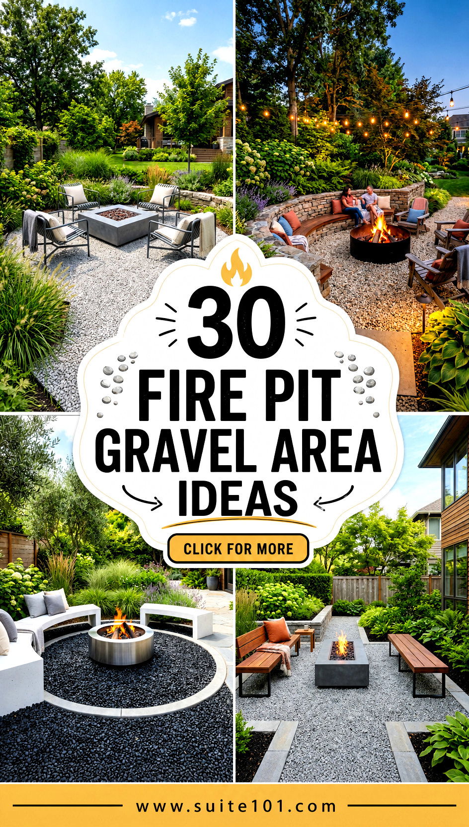 30 Fire Pit Gravel Area Ideas Build a Clean Cozy Backyard - 30 Fire Pit Gravel Area Ideas: Build a Clean, Cozy Backyard