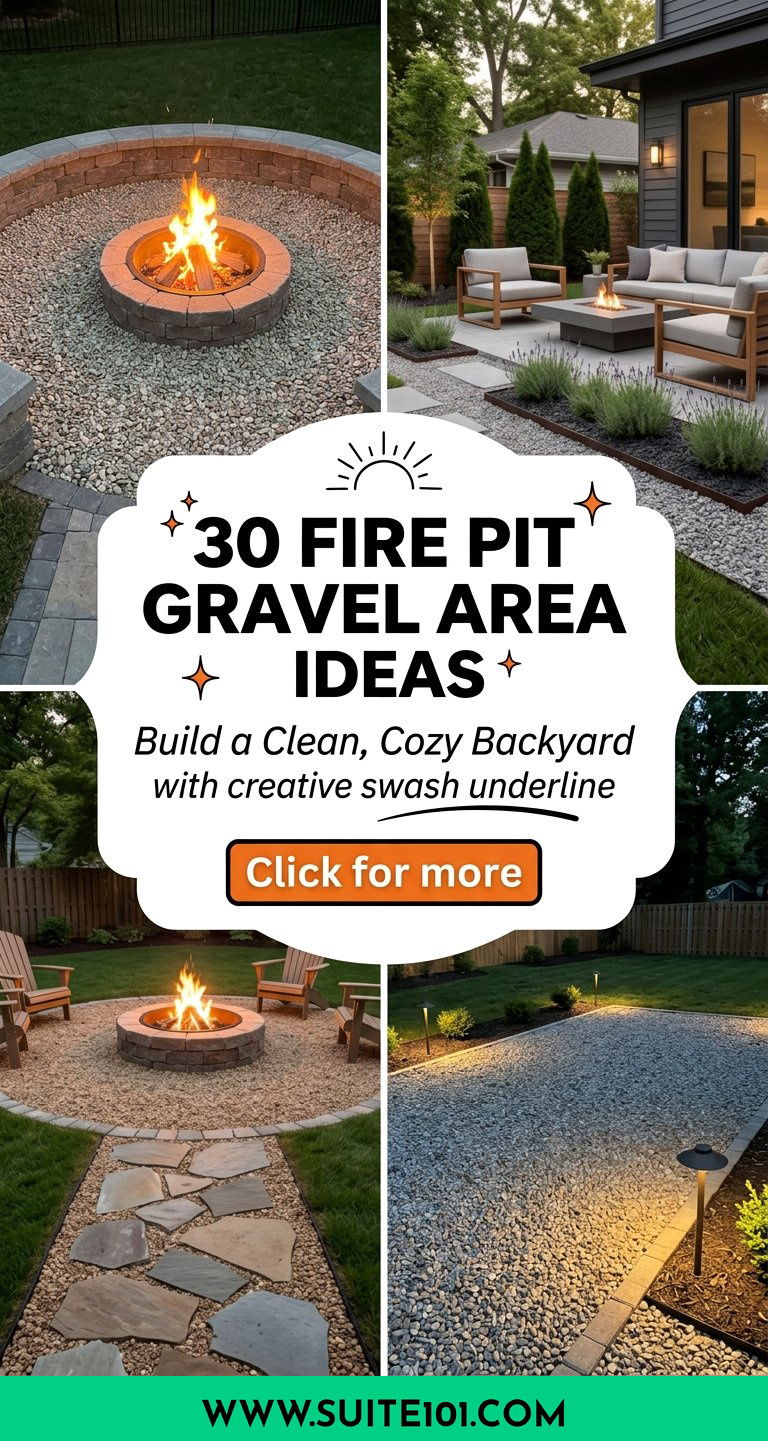 30 Fire Pit Gravel Area Ideas Build a Clean Cozy Backyard - 30 Fire Pit Gravel Area Ideas: Build a Clean, Cozy Backyard