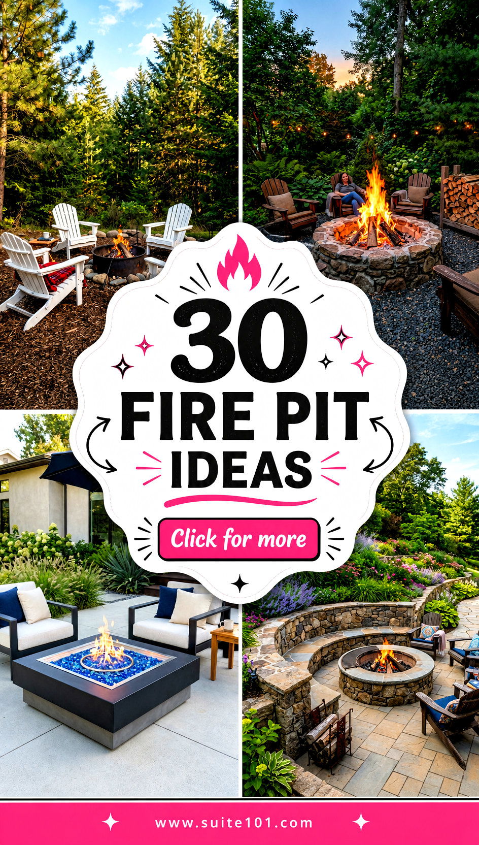 30 Fire Pit Ideas to Create Your Best Outdoor Hangout Spot - 30 Fire Pit Ideas to Create Your Best Outdoor Hangout Spot