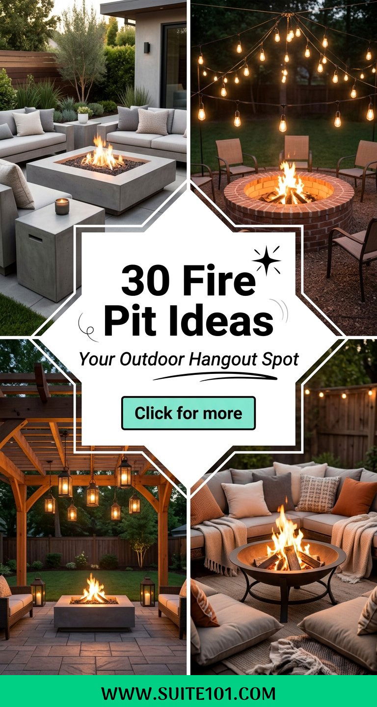 30 Fire Pit Ideas to Create Your Best Outdoor Hangout Spot - 30 Fire Pit Ideas to Create Your Best Outdoor Hangout Spot