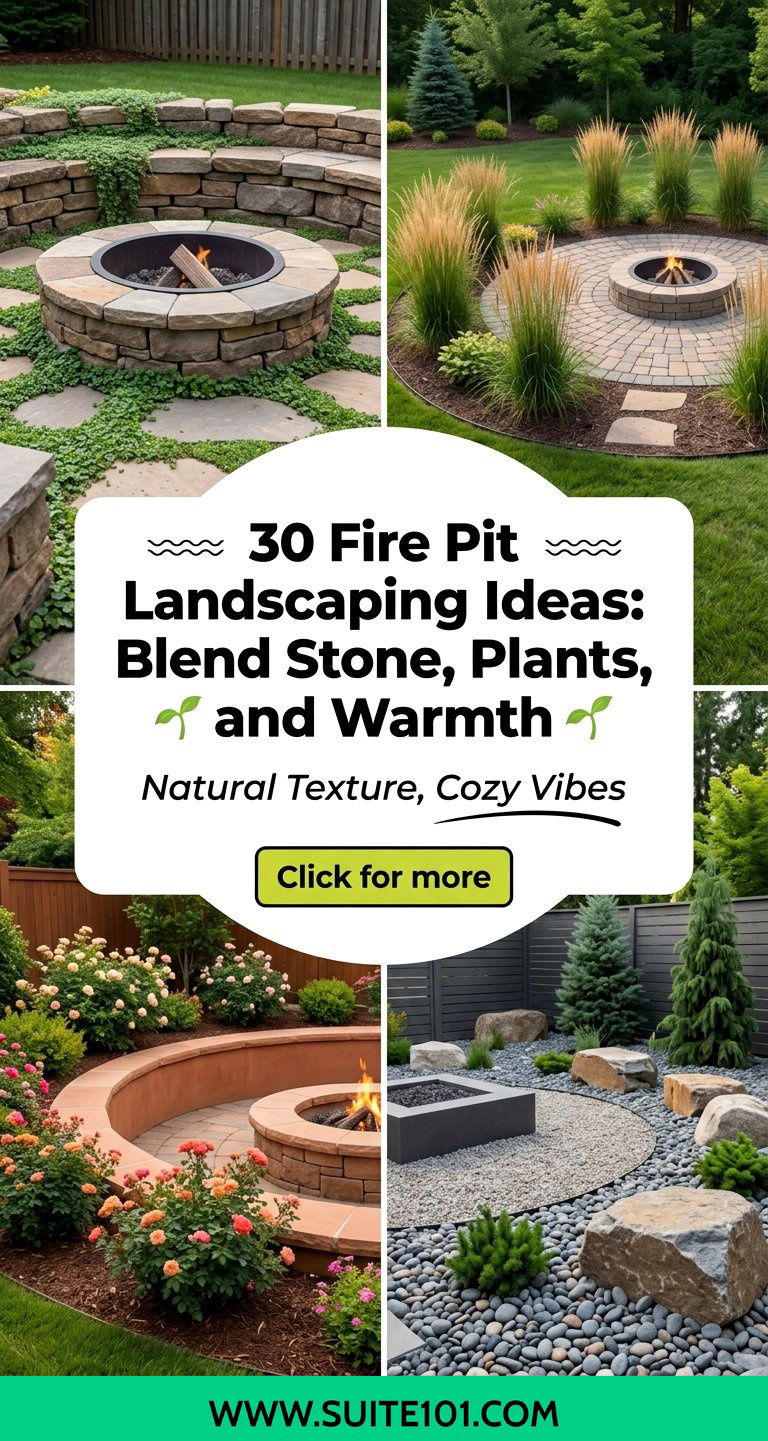30 Fire Pit Landscaping Ideas Blend Stone Plants and Warmth - 30 Fire Pit Landscaping Ideas: Blend Stone, Plants, and Warmth
