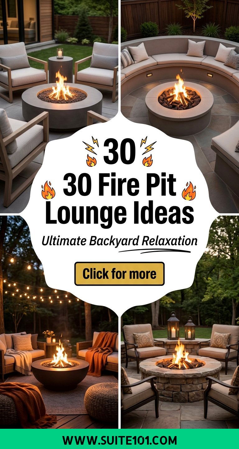 30 Fire Pit Lounge Ideas For Ultimate Backyard Relaxation - 30 Fire Pit Lounge Ideas For Ultimate Backyard Relaxation