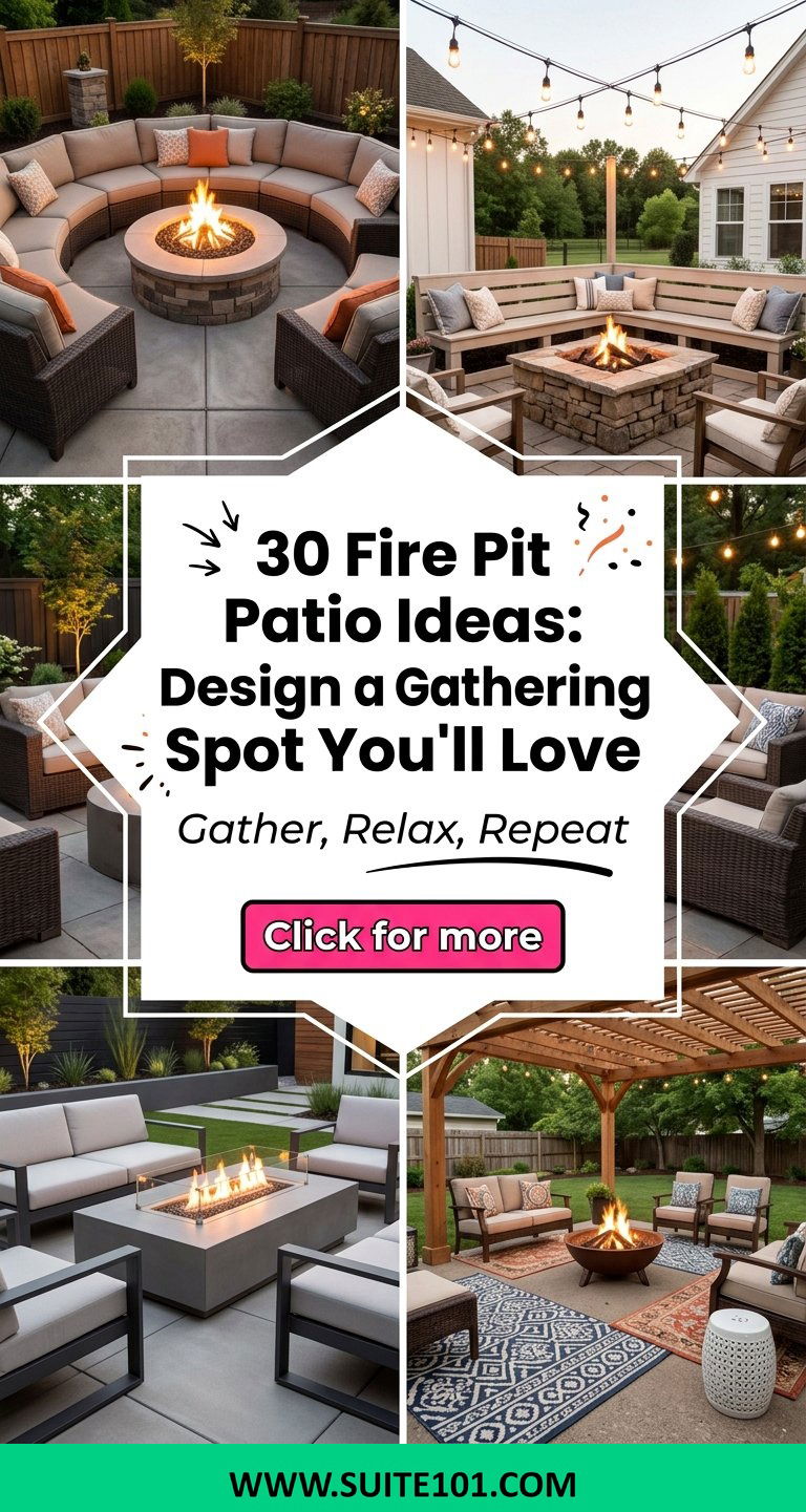 30 Fire Pit Patio Ideas Design a Gathering Spot Youll Love - 30 Fire Pit Patio Ideas: Design a Gathering Spot You'll Love