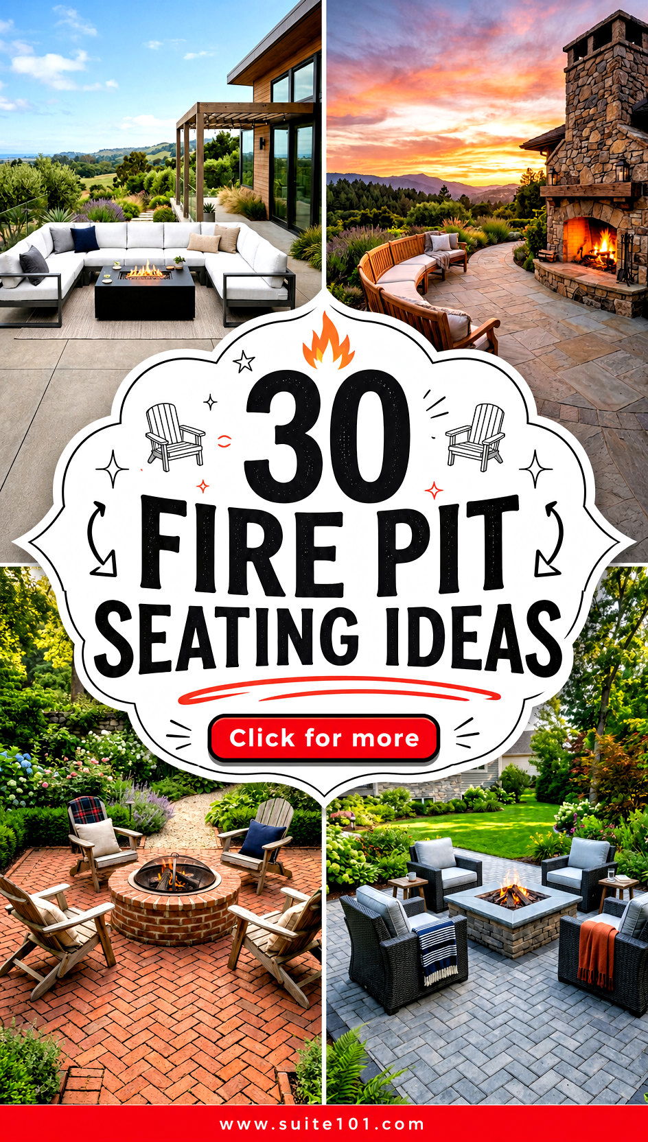 30 Fire Pit Seating Ideas for Better Nights Around the Flame - 30 Fire Pit Seating Ideas for Better Nights Around the Flame