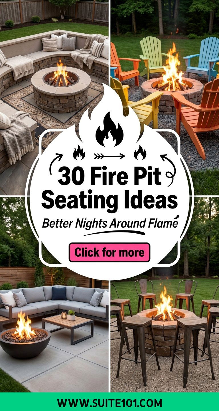 30 Fire Pit Seating Ideas for Better Nights Around the Flame - 30 Fire Pit Seating Ideas for Better Nights Around the Flame
