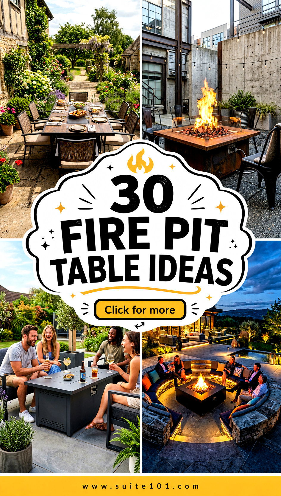 30 Fire Pit Table Ideas for Cozy Backyard Gatherings All-Season - 30 Fire Pit Table Ideas for Cozy Backyard Gatherings All-Season