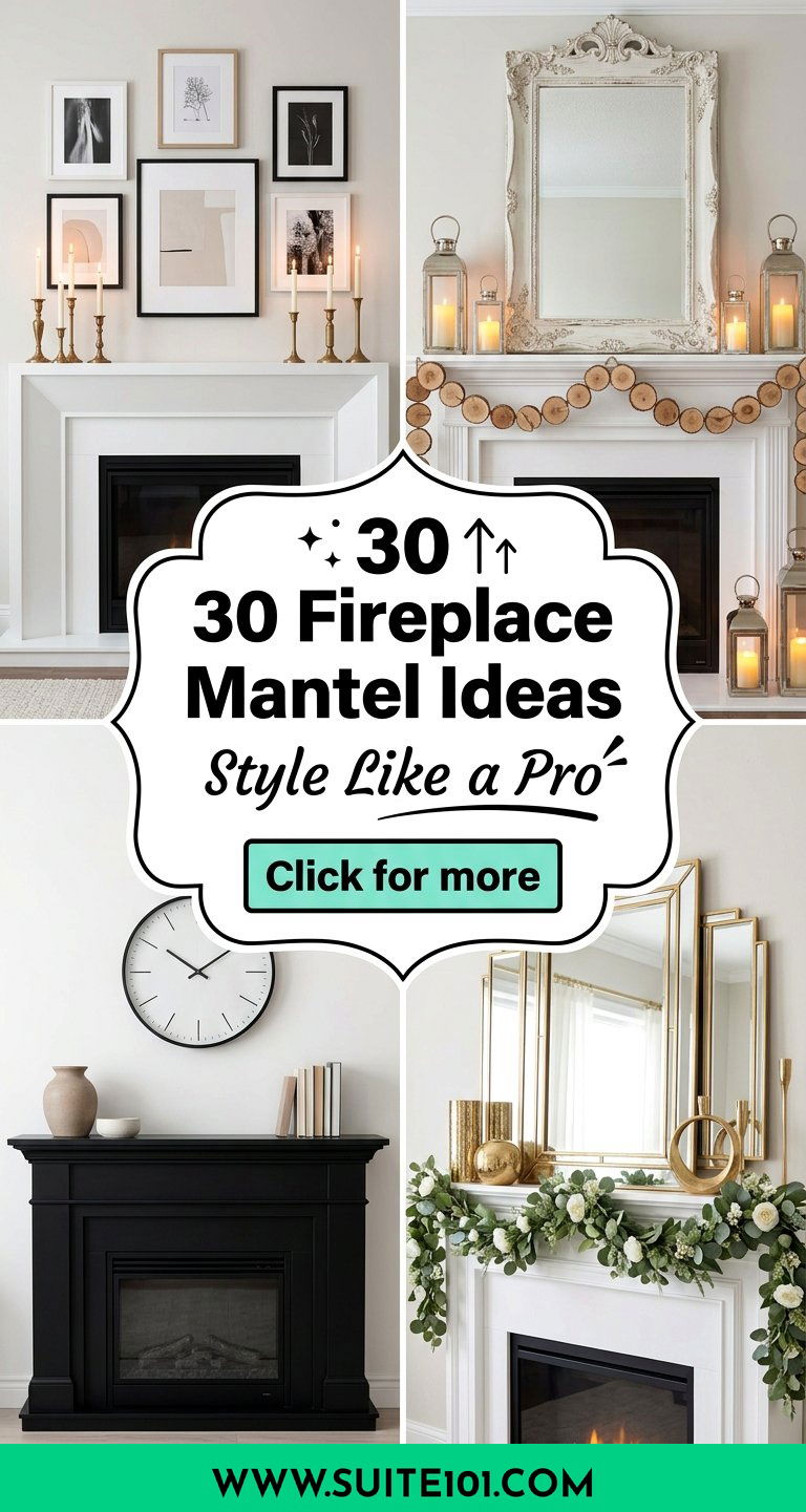 30 Fireplace Mantel Ideas To Style Your Room Like a Pro - 30 Fireplace Mantel Ideas To Style Your Room Like a Pro