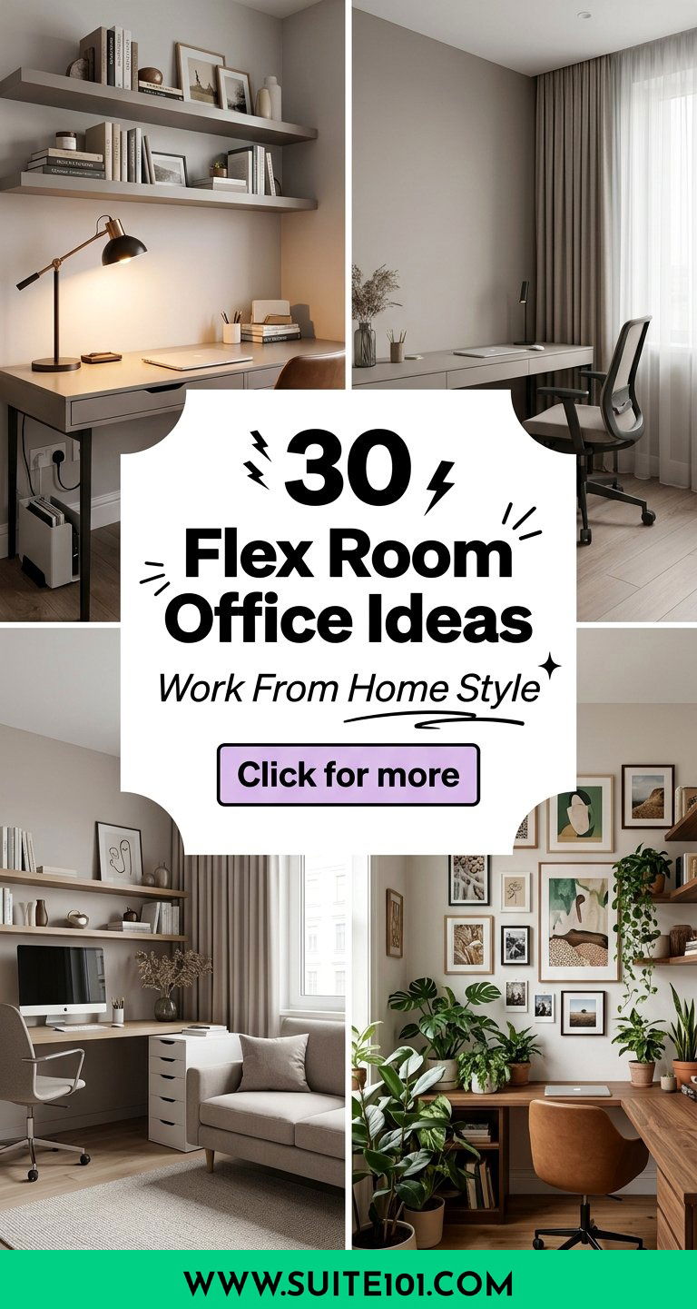 30 Flex Room Office Ideas for Working From Home in Style - 30 Flex Room Office Ideas for Working From Home in Style