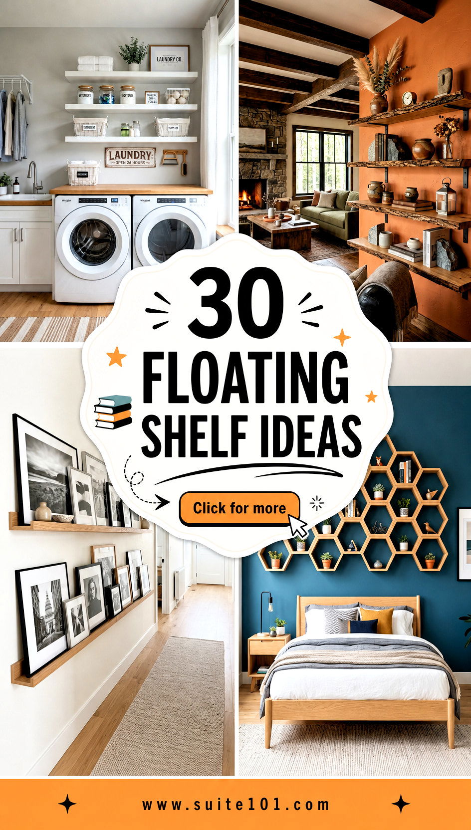 30 Floating Shelf Ideas to Display Books Art and Style - 30 Floating Shelf Ideas to Display Books, Art, and Style