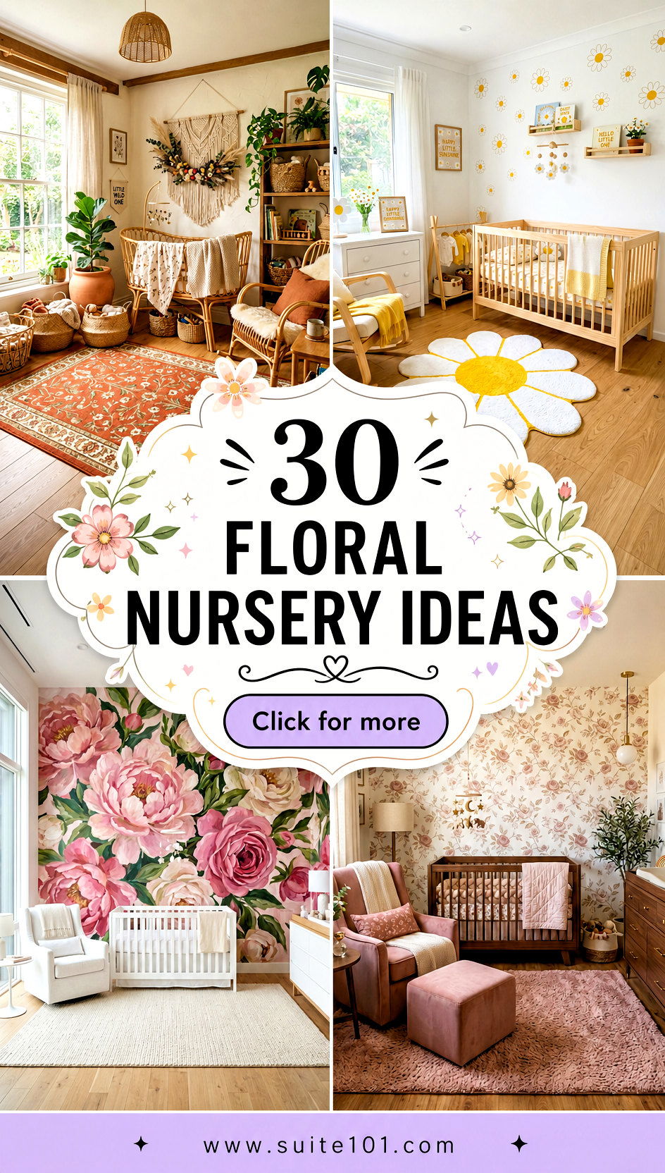 30 Floral Nursery Ideas for a Magical Baby Room Garden Vibe - 30 Floral Nursery Ideas for a Magical Baby Room Garden Vibe