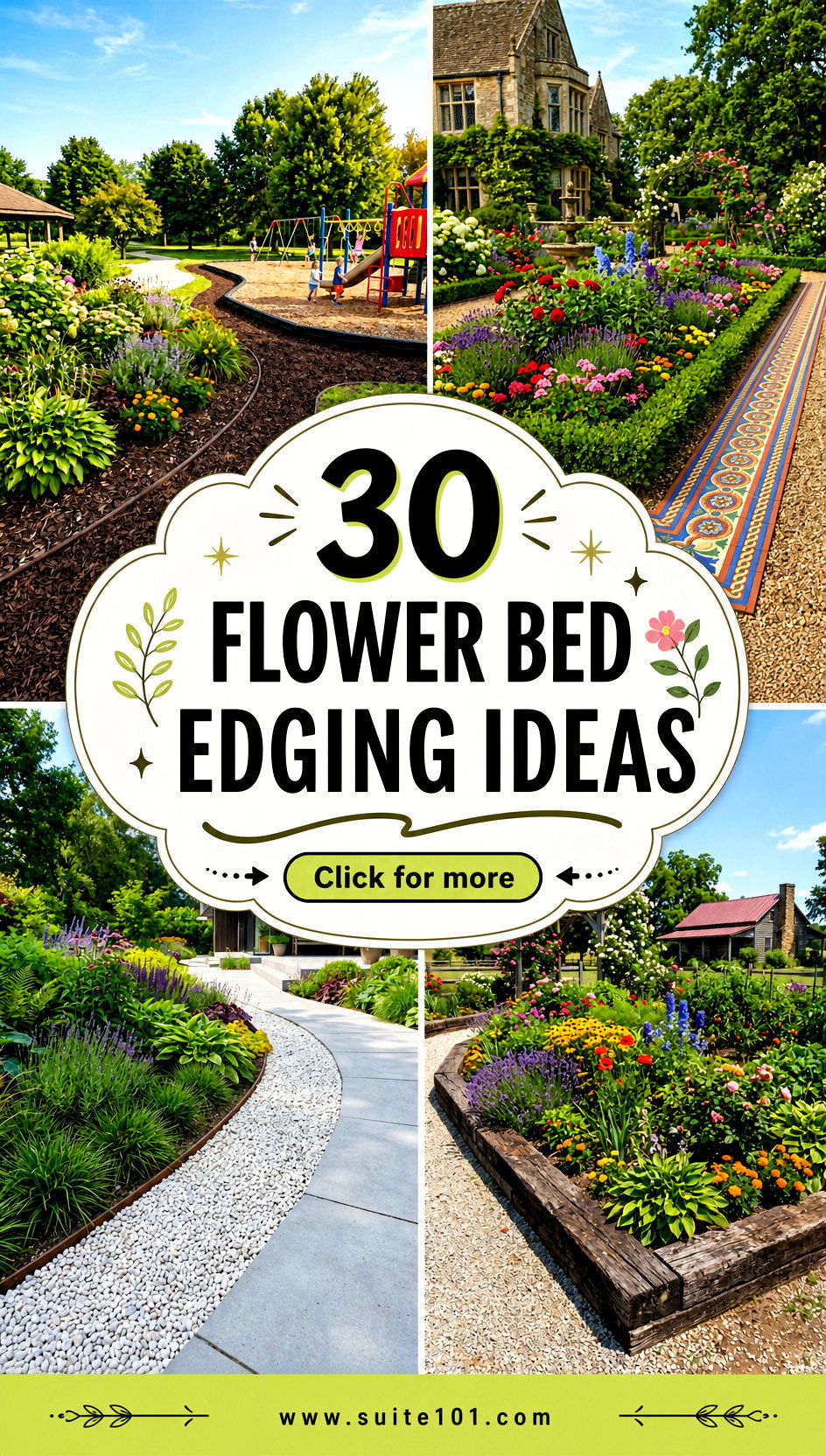 30 Flower Bed Edging Ideas That Make Borders Pop Instantly - 30 Flower Bed Edging Ideas That Make Borders Pop Instantly