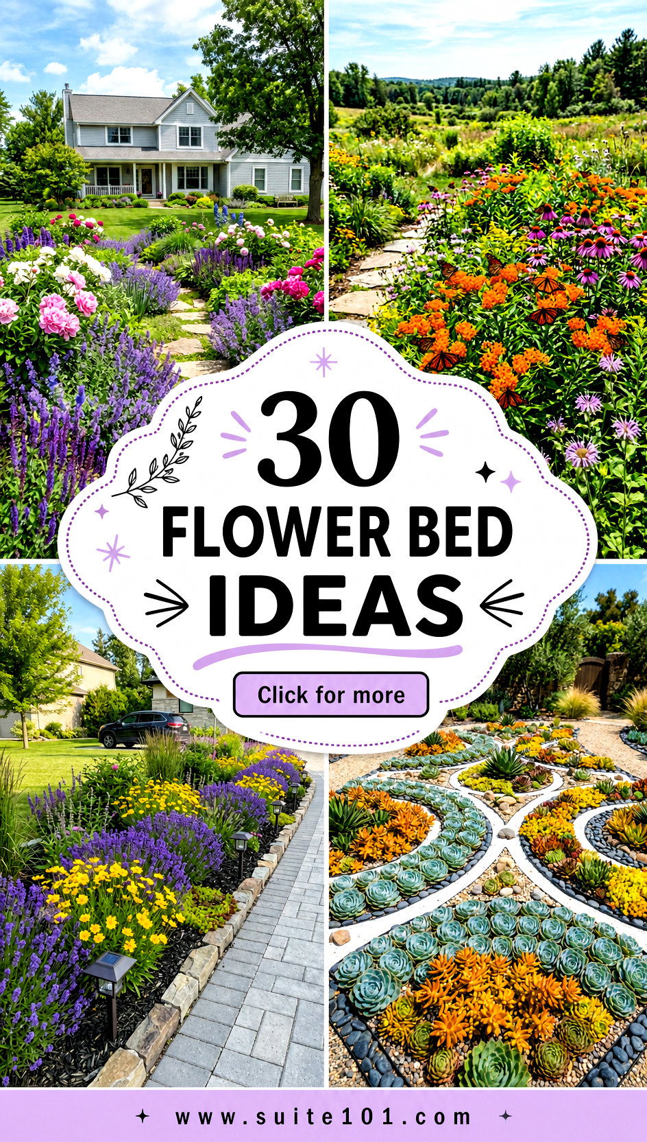 30 Flower Bed Ideas to Plan Plant and Make Your Yard Shine - 30 Flower Bed Ideas to Plan, Plant, and Make Your Yard Shine