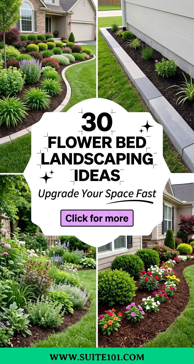 30 Flower Bed Landscaping Ideas to Upgrade Your Space Fast - 30 Flower Bed Landscaping Ideas to Upgrade Your Space Fast