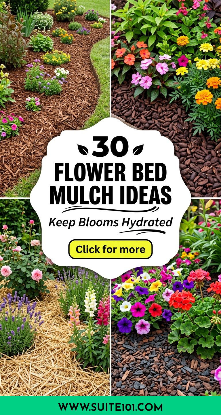 30 Flower Bed Mulch Ideas to Keep Blooms Hydrated and Healthy - 30 Flower Bed Mulch Ideas to Keep Blooms Hydrated and Healthy