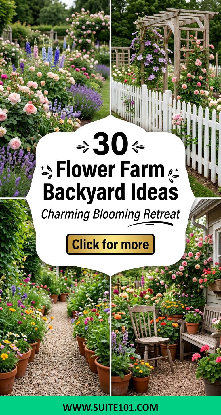 30 Flower Farm Backyard Ideas for a Charming Blooming Retreat - 30 Flower Farm Backyard Ideas for a Charming Blooming Retreat