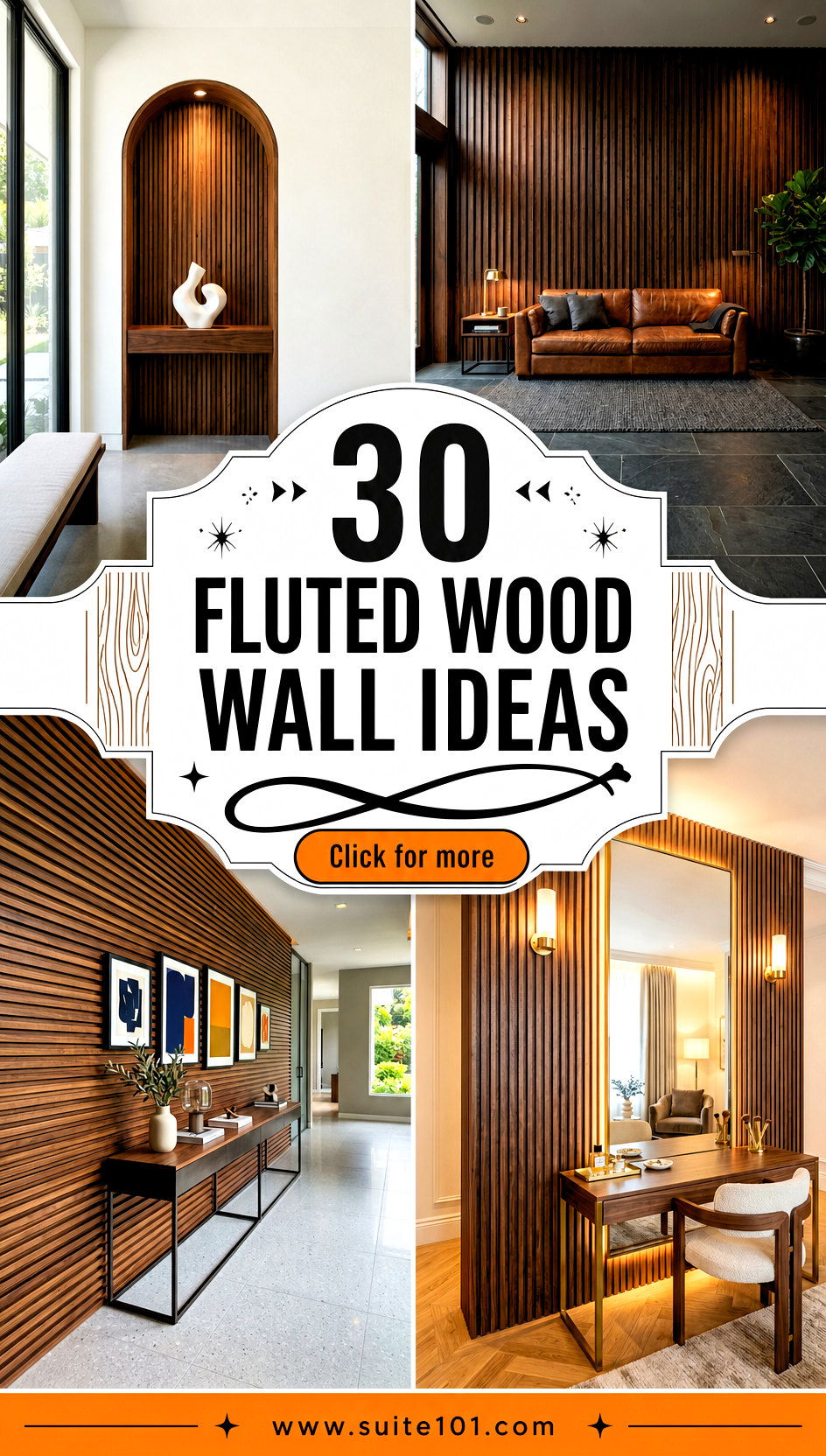 30 Fluted Wood Wall Ideas for Warm Modern Statement Walls - 30 Fluted Wood Wall Ideas for Warm, Modern Statement Walls