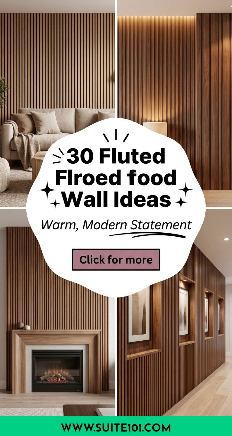 30 Fluted Wood Wall Ideas for Warm Modern Statement Walls - 30 Fluted Wood Wall Ideas for Warm, Modern Statement Walls