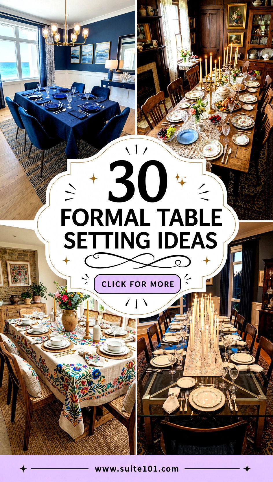 30 Formal Table Setting Ideas for Elegant Hosting Every Time - 30 Formal Table Setting Ideas for Elegant Hosting Every Time