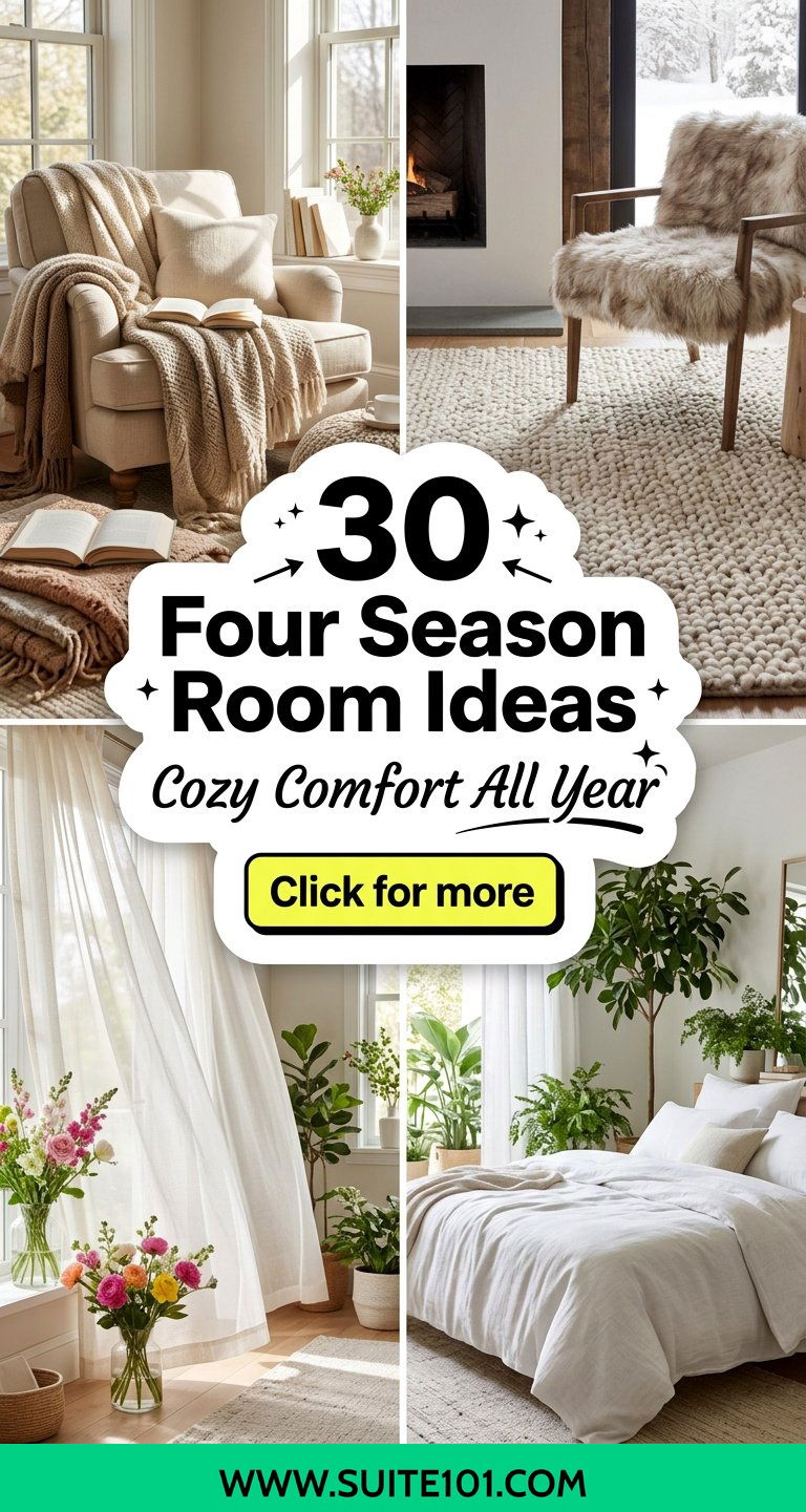 30 Four Season Room Ideas for Cozy Style in Every Season - 30 Four Season Room Ideas for Cozy Style in Every Season