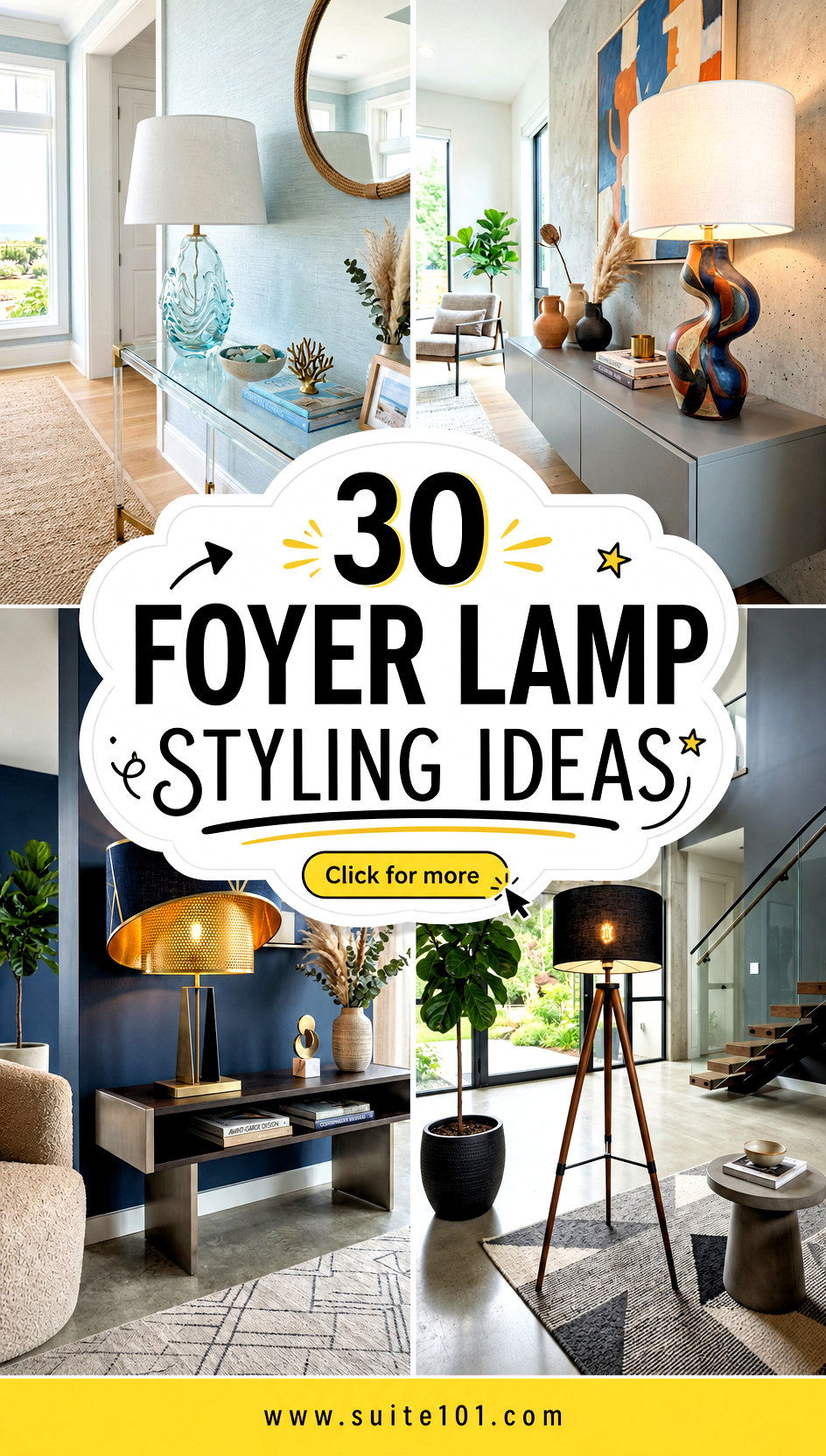 30 Foyer Lamp Styling Ideas to Light Up Your Entryway Perfectly - 30 Foyer Lamp Styling Ideas to Light Up Your Entryway Perfectly