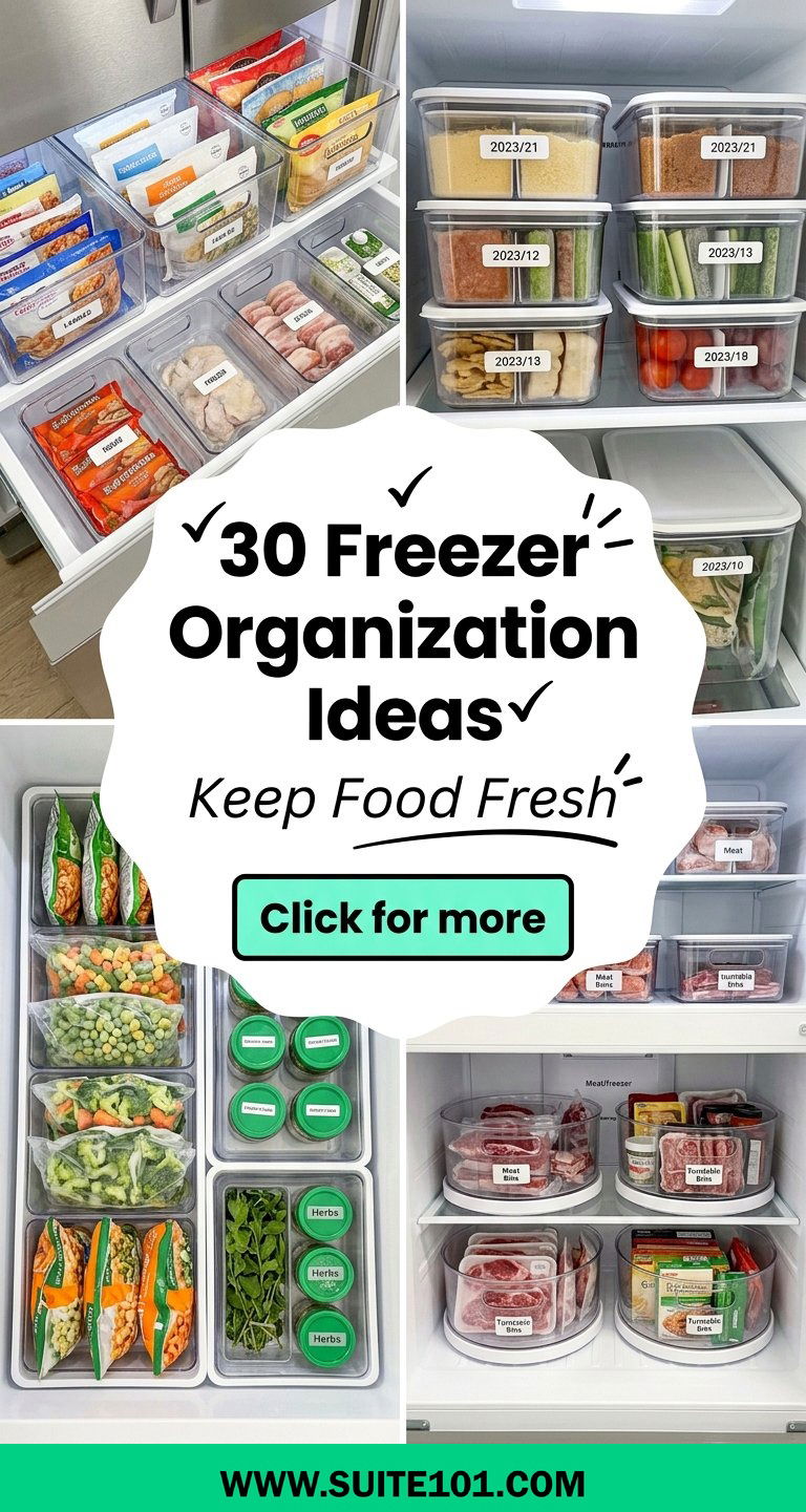 30 Freezer Organization Ideas to Keep Food Fresh and Easy - 30 Freezer Organization Ideas to Keep Food Fresh and Easy