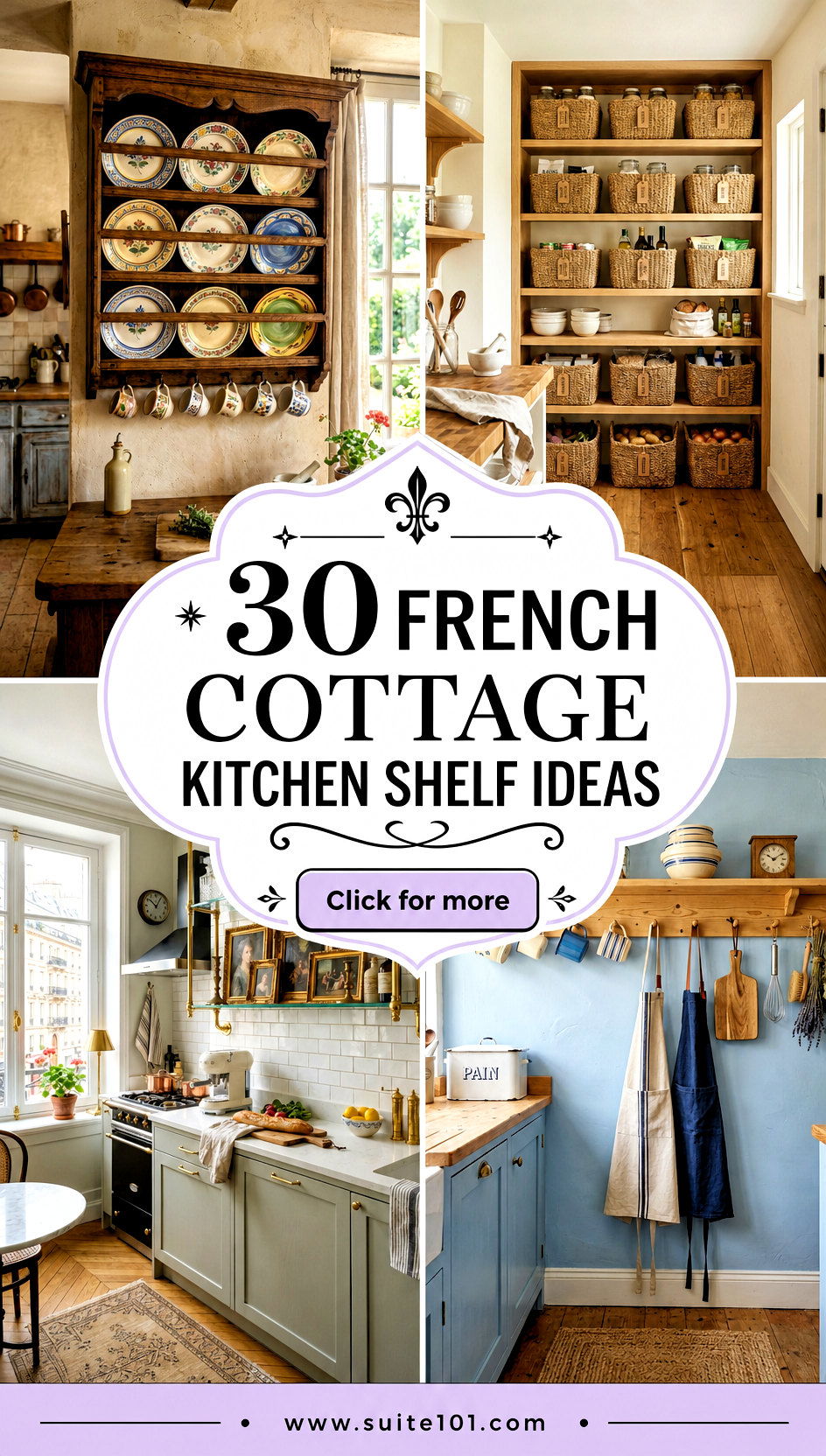 30 French Cottage Kitchen Shelf Ideas for a Parisian-Look Home - 30 French Cottage Kitchen Shelf Ideas for a Parisian-Look Home
