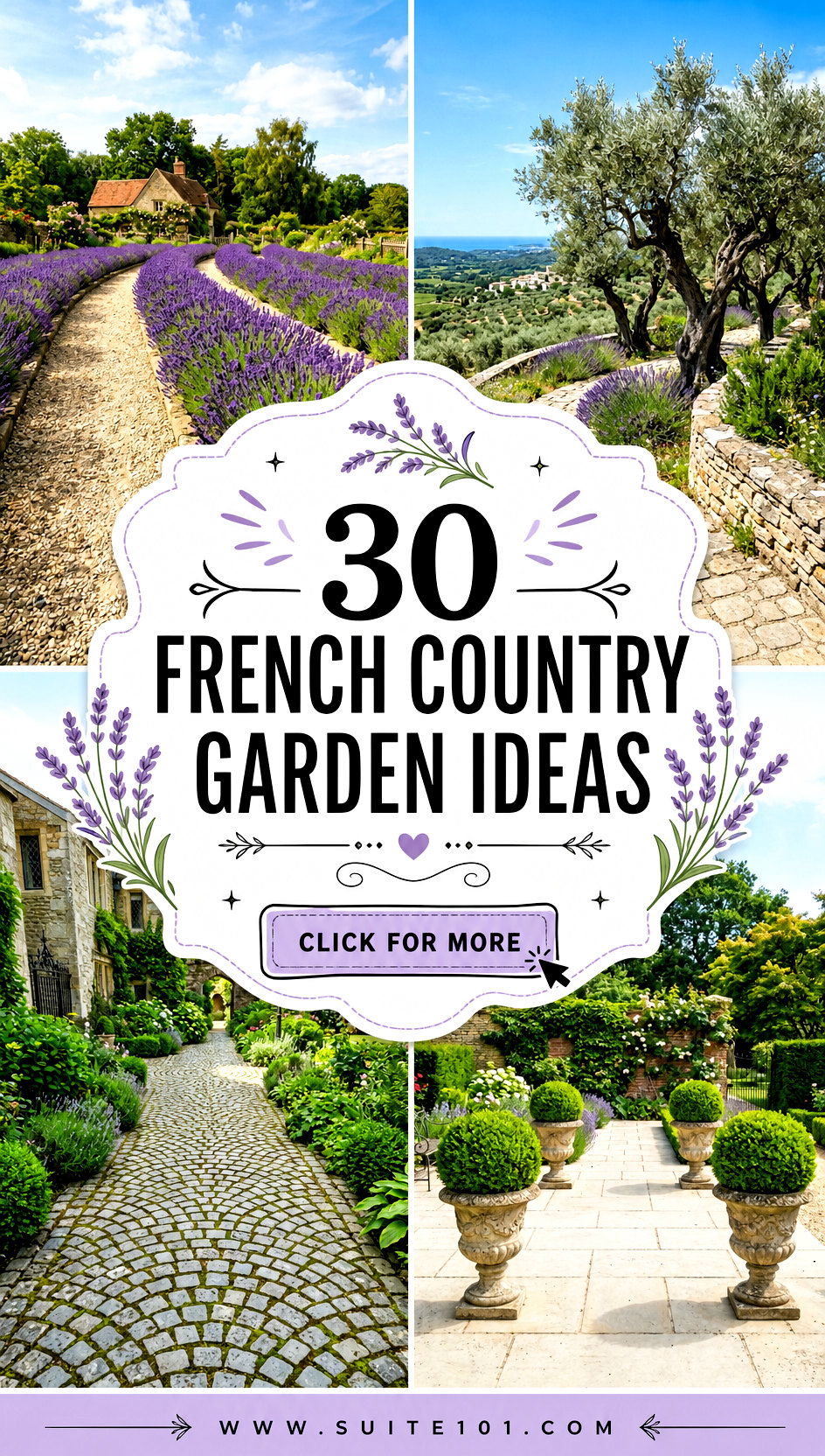 30 French Country Garden Ideas for Charming Blooming Exteriors - 30 French Country Garden Ideas for Charming, Blooming Exteriors