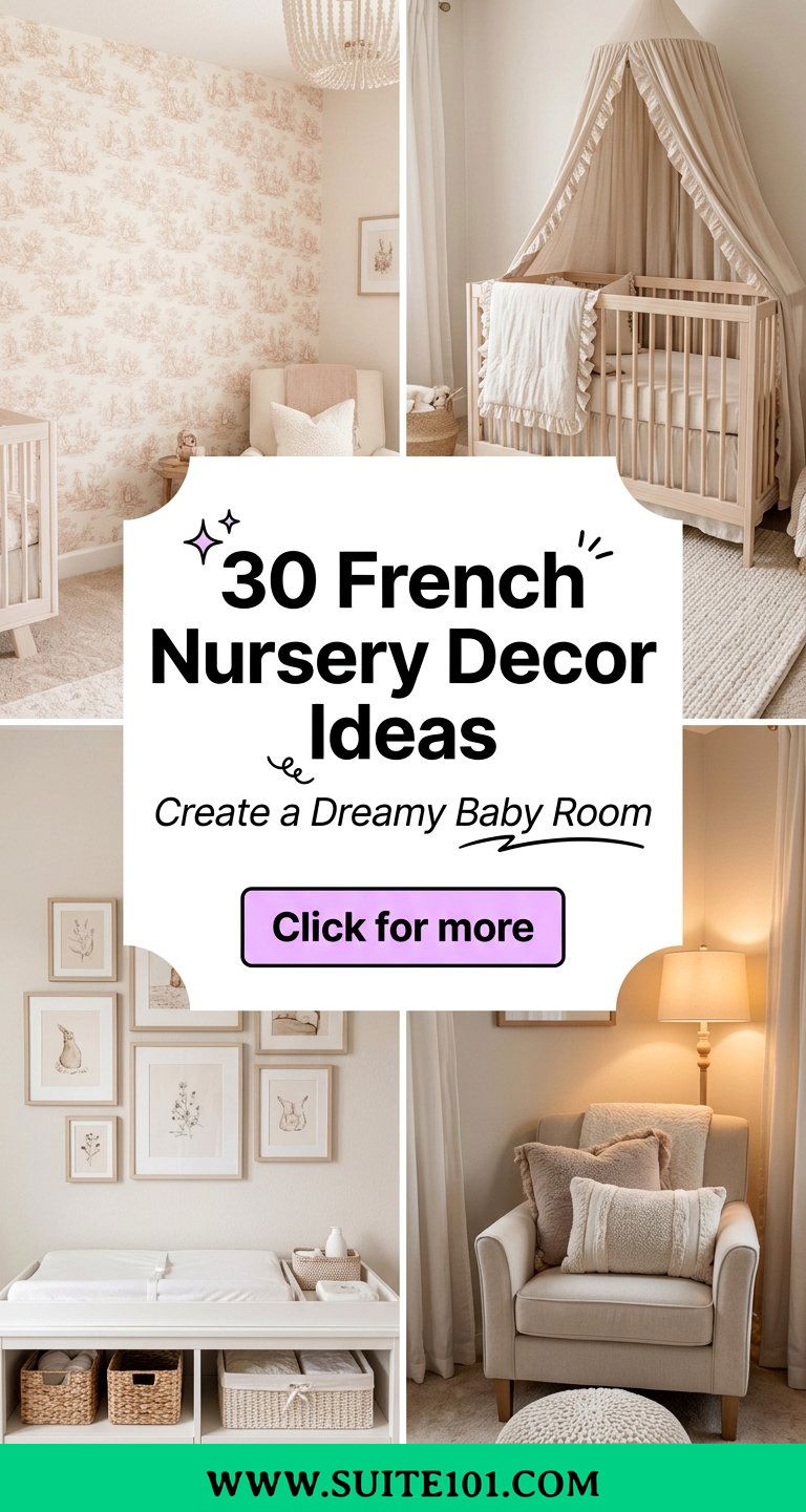 30 French Nursery Decor Ideas to Create a Dreamy Baby Room - 30 French Nursery Decor Ideas to Create a Dreamy Baby Room