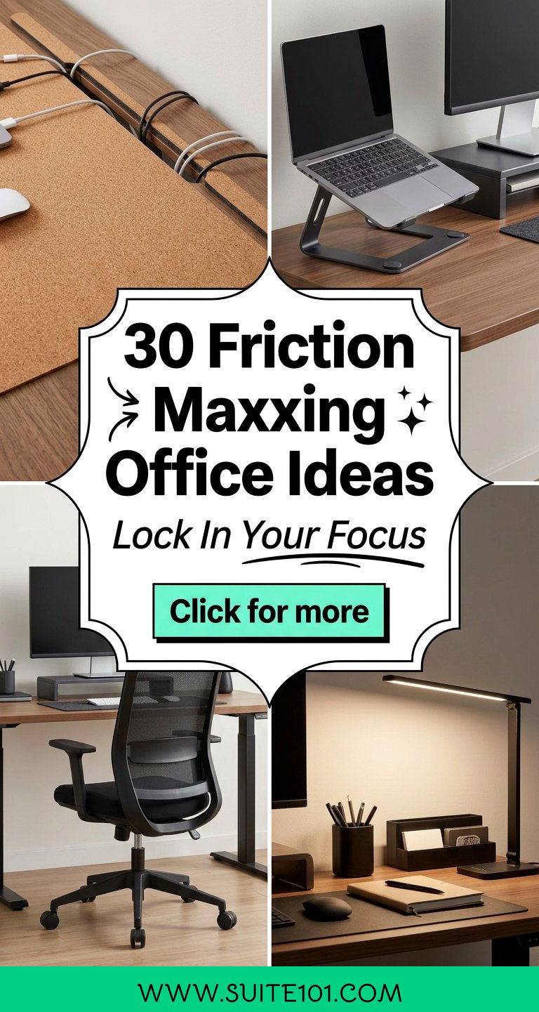 30 Friction Maxxing Office Ideas for a Focused Motivated Setup - 30 Friction Maxxing Office Ideas for a Focused, Motivated Setup