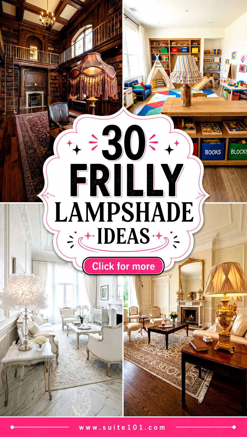 30 Frilly Lampshade Ideas to Add Glam to Any Room Instantly - 30 Frilly Lampshade Ideas to Add Glam to Any Room Instantly