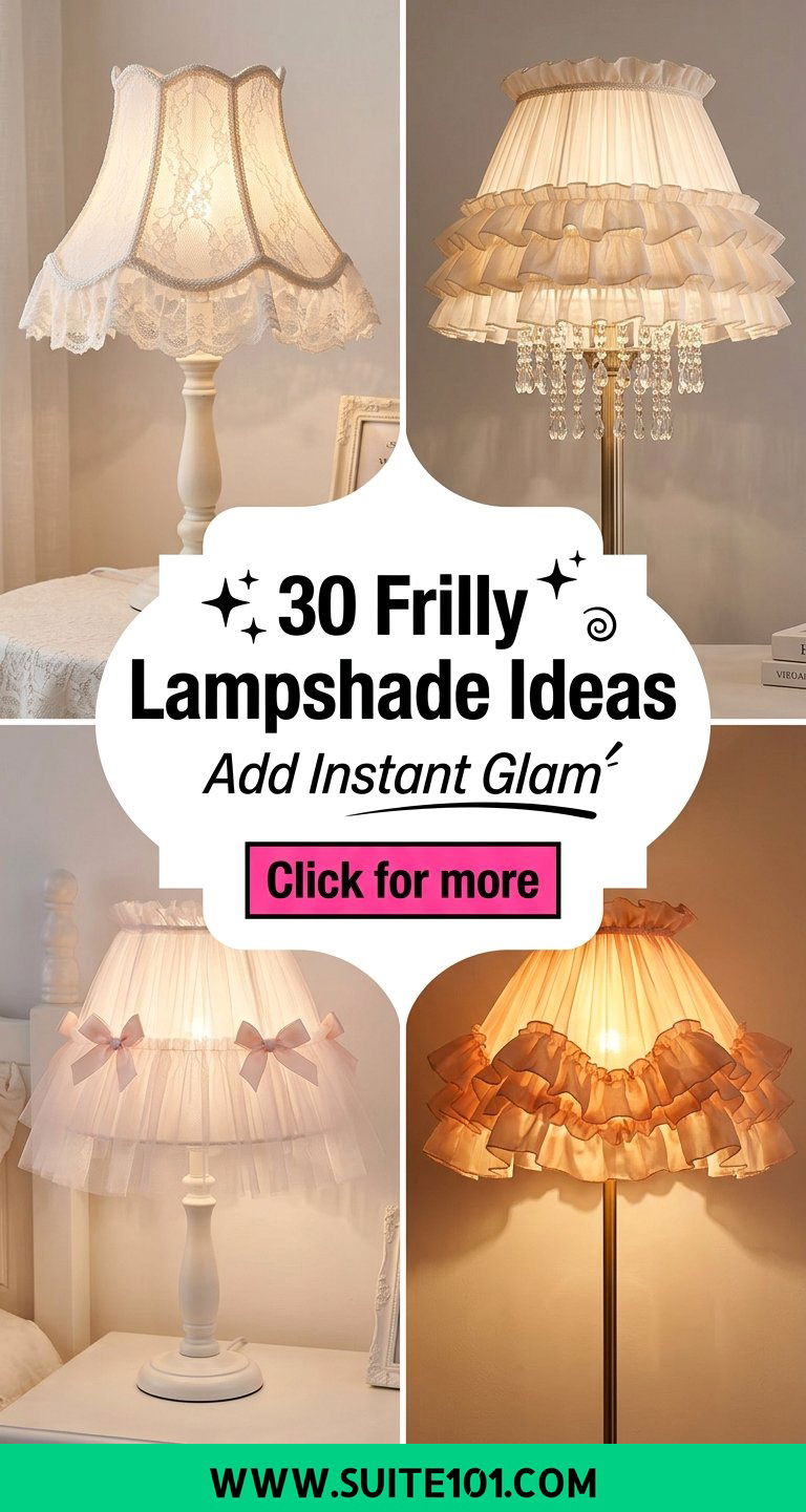 30 Frilly Lampshade Ideas to Add Glam to Any Room Instantly - 30 Frilly Lampshade Ideas to Add Glam to Any Room Instantly