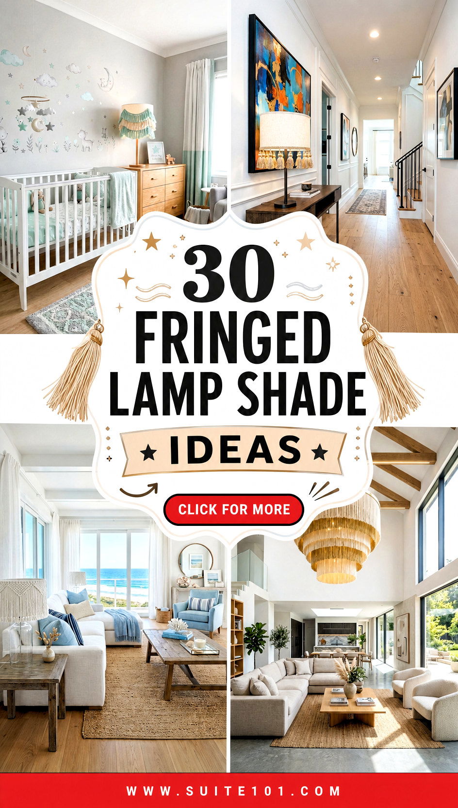 30 Fringed Lamp Shade Ideas for Boho Texture and Glow Everywhere - 30 Fringed Lamp Shade Ideas for Boho Texture and Glow Everywhere