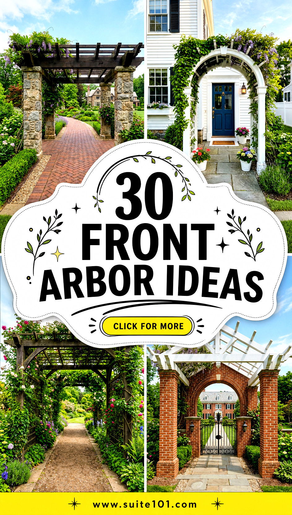 30 Front Arbor Ideas to Frame Your Entryway With Stunning Style - 30 Front Arbor Ideas to Frame Your Entryway With Stunning Style