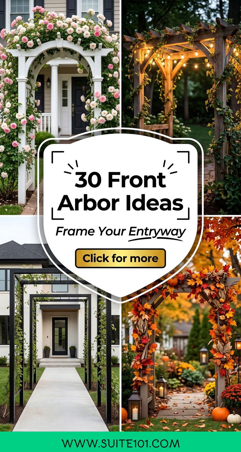 30 Front Arbor Ideas to Frame Your Entryway With Stunning Style - 30 Front Arbor Ideas to Frame Your Entryway With Stunning Style
