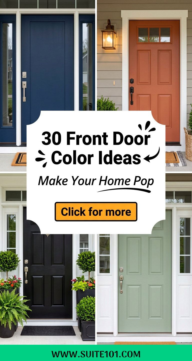 30 Front Door Color Ideas That Make Your Home Stand Out - 30 Front Door Color Ideas That Make Your Home Stand Out