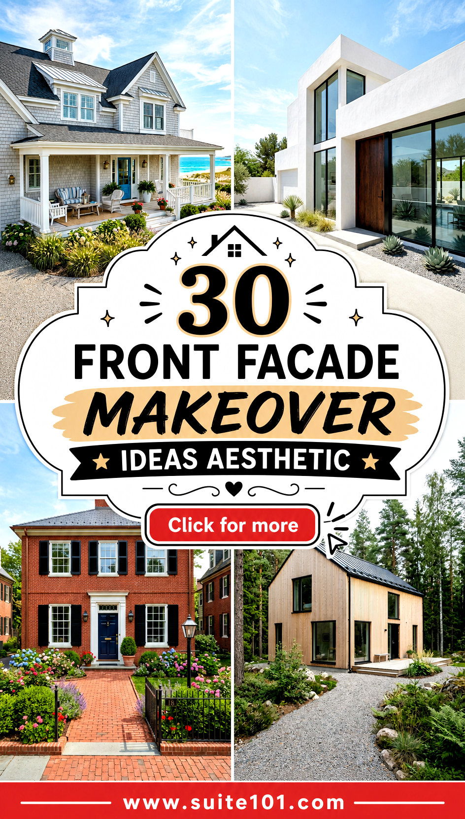30 Front Facade Makeover Ideas Aesthetic to Boost Curb Appeal - 30 Front Facade Makeover Ideas Aesthetic to Boost Curb Appeal