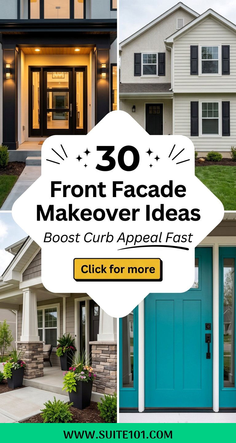 30 Front Facade Makeover Ideas Aesthetic to Boost Curb Appeal - 30 Front Facade Makeover Ideas Aesthetic to Boost Curb Appeal