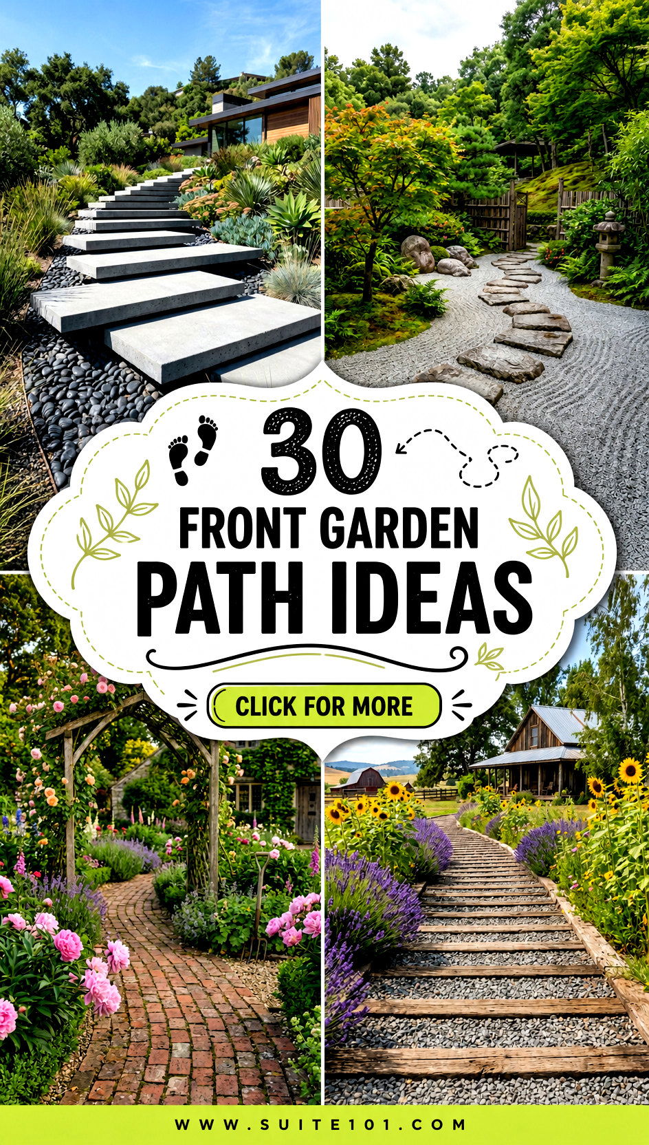 30 Front Garden Path Ideas to Welcome Guests in Style Today - 30 Front Garden Path Ideas to Welcome Guests in Style Today