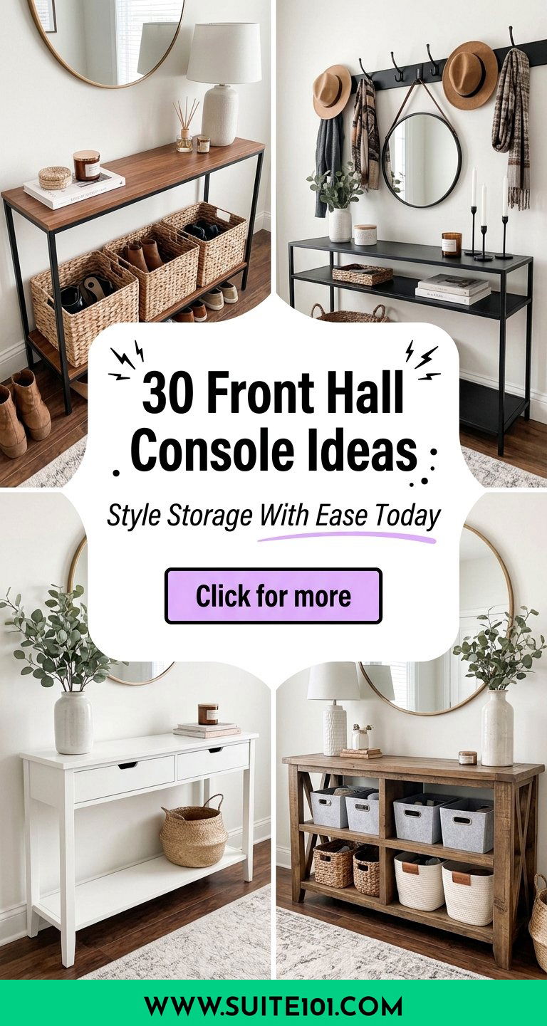 30 Front Hall Console Ideas Style Storage With Ease Today - 30 Front Hall Console Ideas: Style Storage With Ease Today