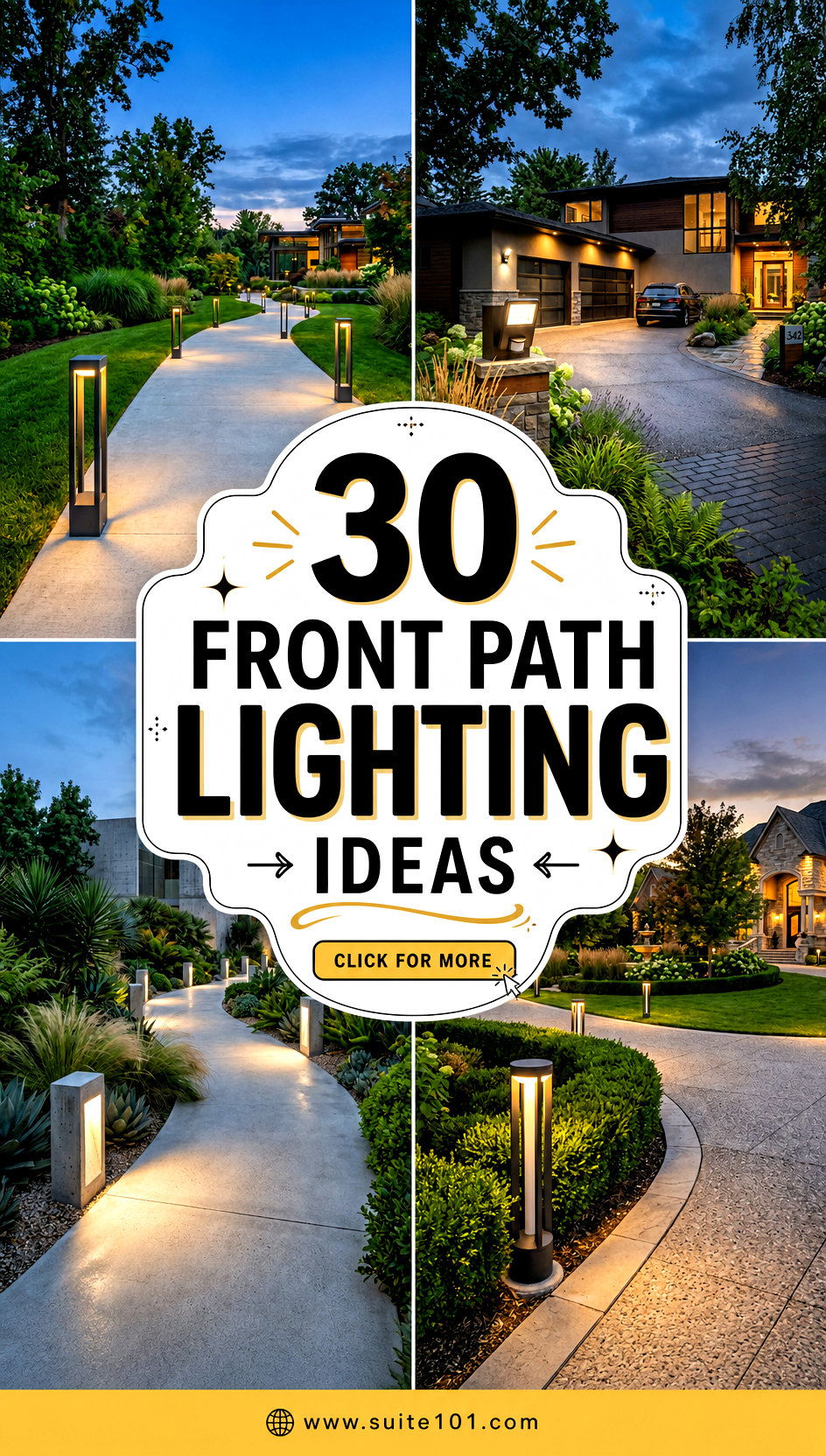 30 Front Path Lighting Ideas Boost Curb Appeal Today - 30 Front Path Lighting Ideas: Boost Curb Appeal Today