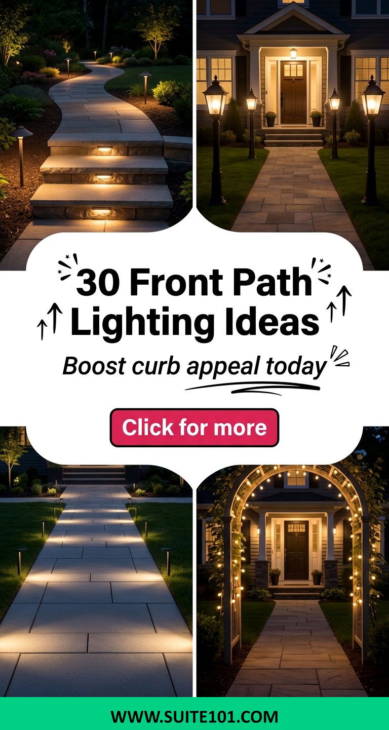 30 Front Path Lighting Ideas Boost Curb Appeal Today - 30 Front Path Lighting Ideas: Boost Curb Appeal Today