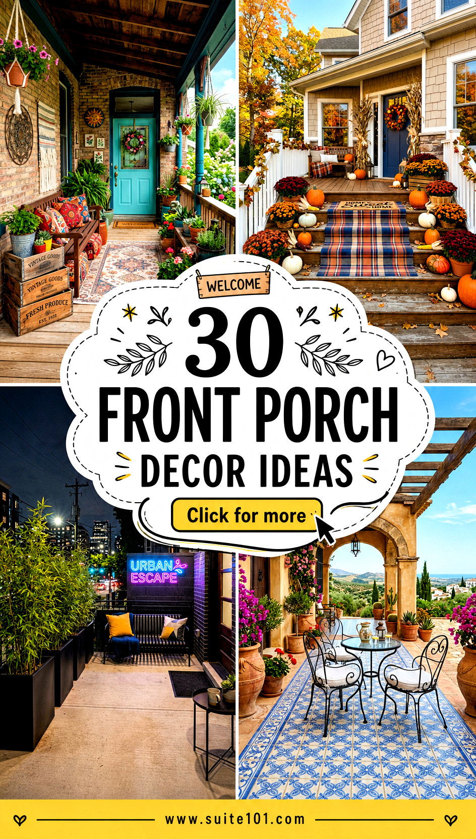 30 Front Porch Decor Ideas Refresh Your Homes First Impression - 30 Front Porch Decor Ideas: Refresh Your Home's First Impression