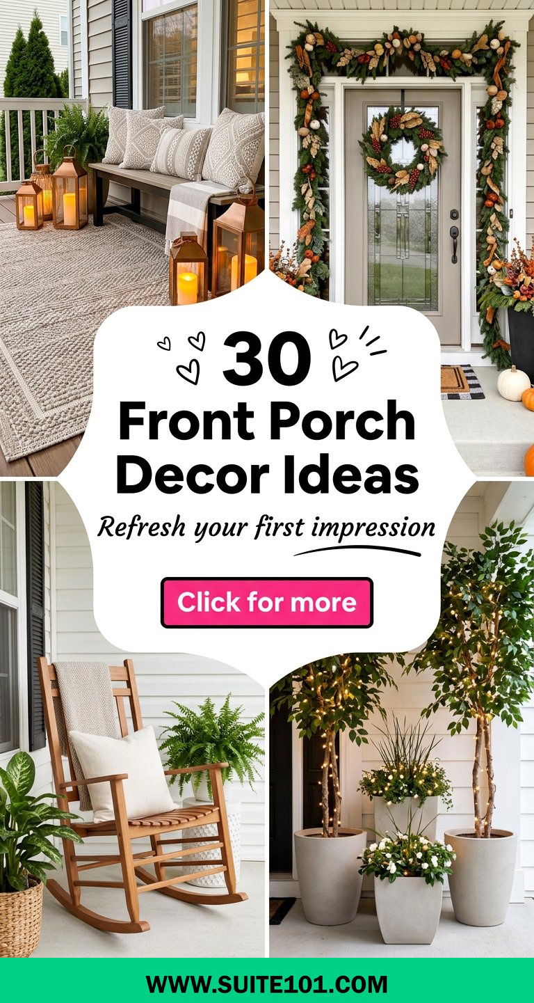 30 Front Porch Decor Ideas Refresh Your Homes First Impression - 30 Front Porch Decor Ideas: Refresh Your Home's First Impression