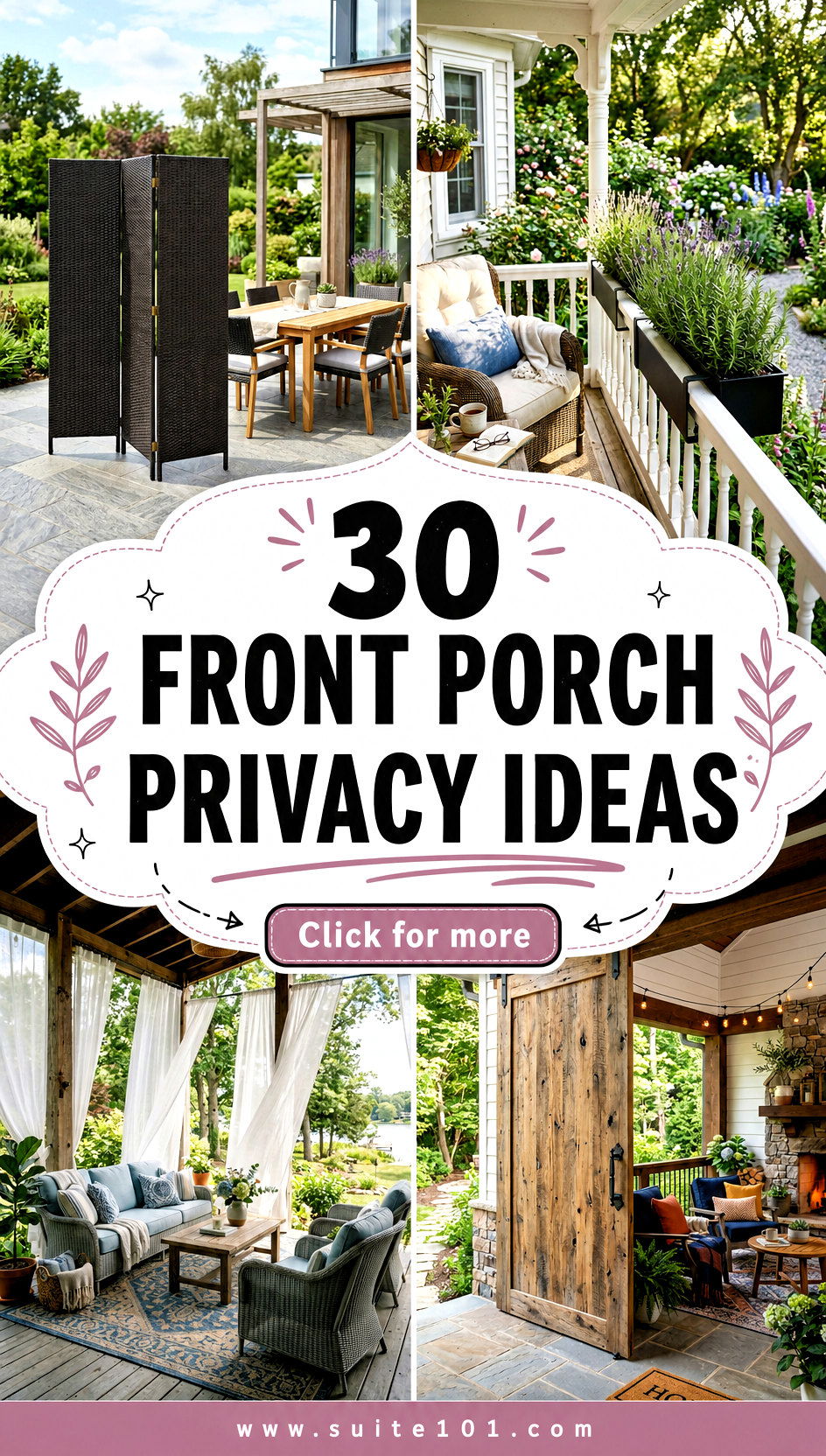 30 Front Porch Privacy Ideas Block Views Without Dimming Style - 30 Front Porch Privacy Ideas: Block Views Without Dimming Style