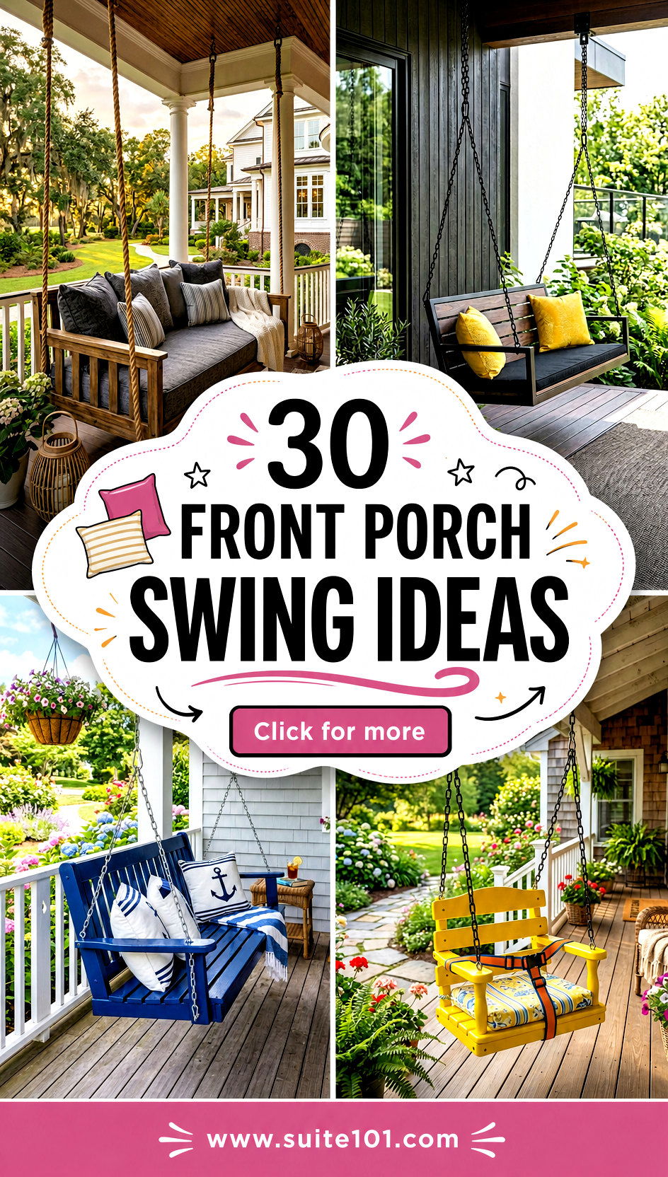 30 Front Porch Swing Ideas Relax in Cozy Style Outdoors - 30 Front Porch Swing Ideas: Relax in Cozy Style Outdoors