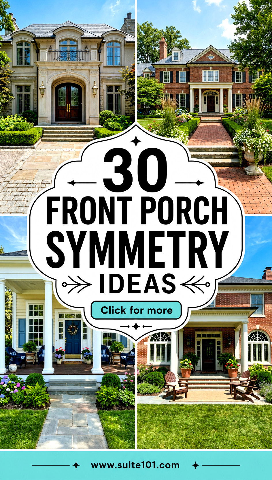 30 Front Porch Symmetry Ideas for Instant Curb Appeal - 30 Front Porch Symmetry Ideas for Instant Curb Appeal