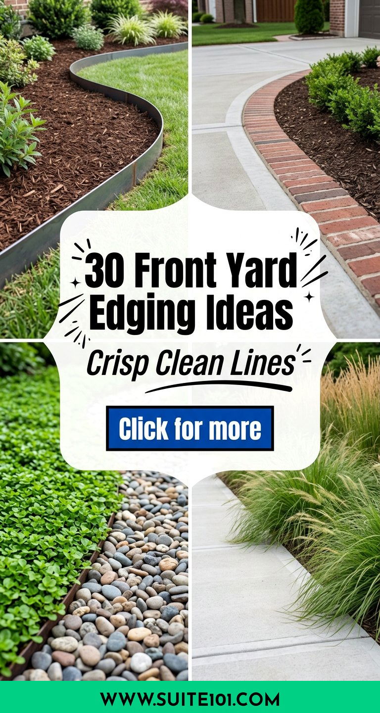 30 Front Yard Edging Ideas for Clean Sharp Curb Appeal - 30 Front Yard Edging Ideas for Clean, Sharp Curb Appeal