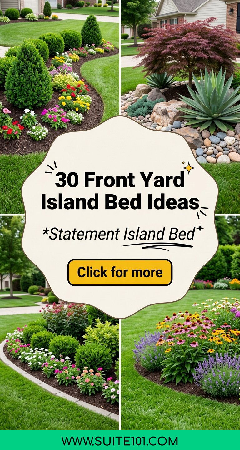 30 Front Yard Island Bed Ideas Make a Stunning Focal Point - 30 Front Yard Island Bed Ideas: Make a Stunning Focal Point